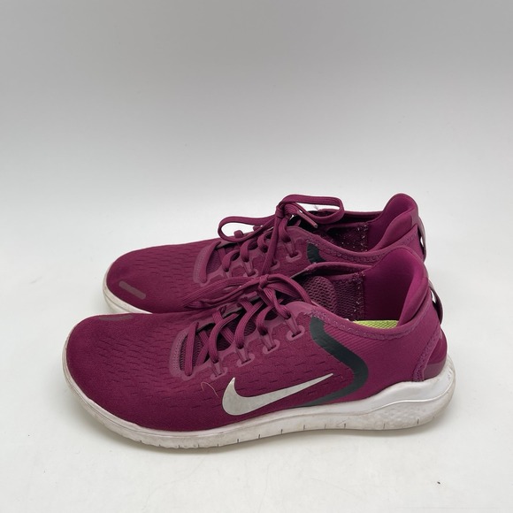 Nike Sneakers Womens 9 Free RN 2018 942837-604 Purple Athletic Running Gym Shoes - Picture 3 of 10
